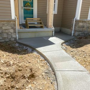 concrete walkway