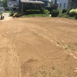 Excavating grading